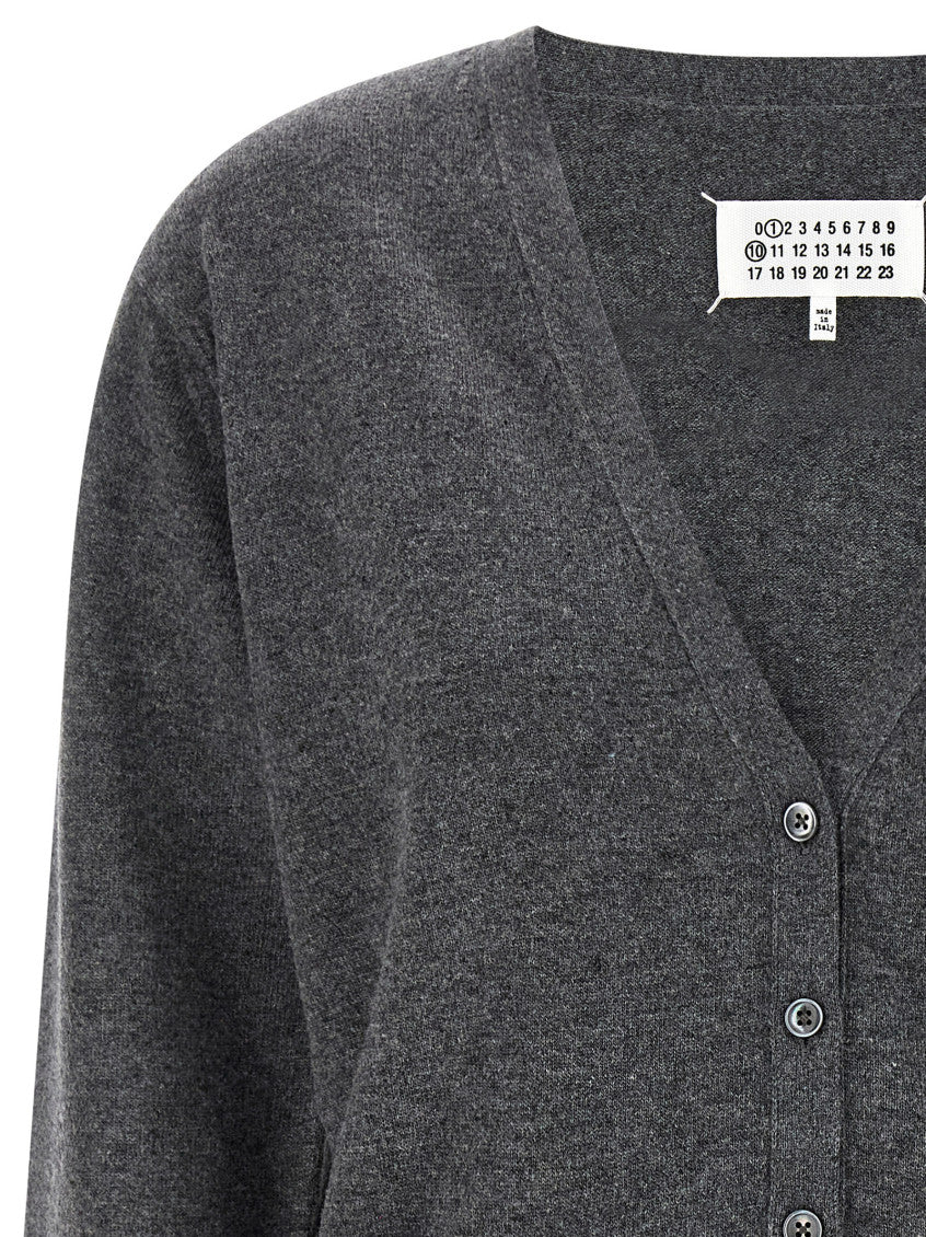Grey 'Four Stitches' cardigan 3