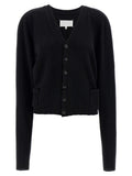 Black 'Four Stitches' cardigan 1