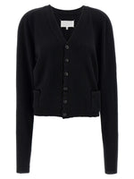 Black 'Four Stitches' cardigan 1