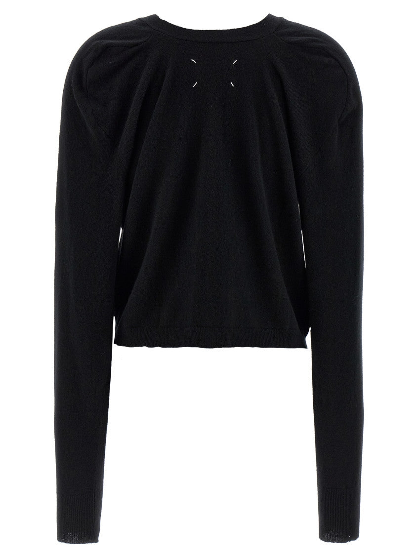 Black 'Four Stitches' cardigan 2