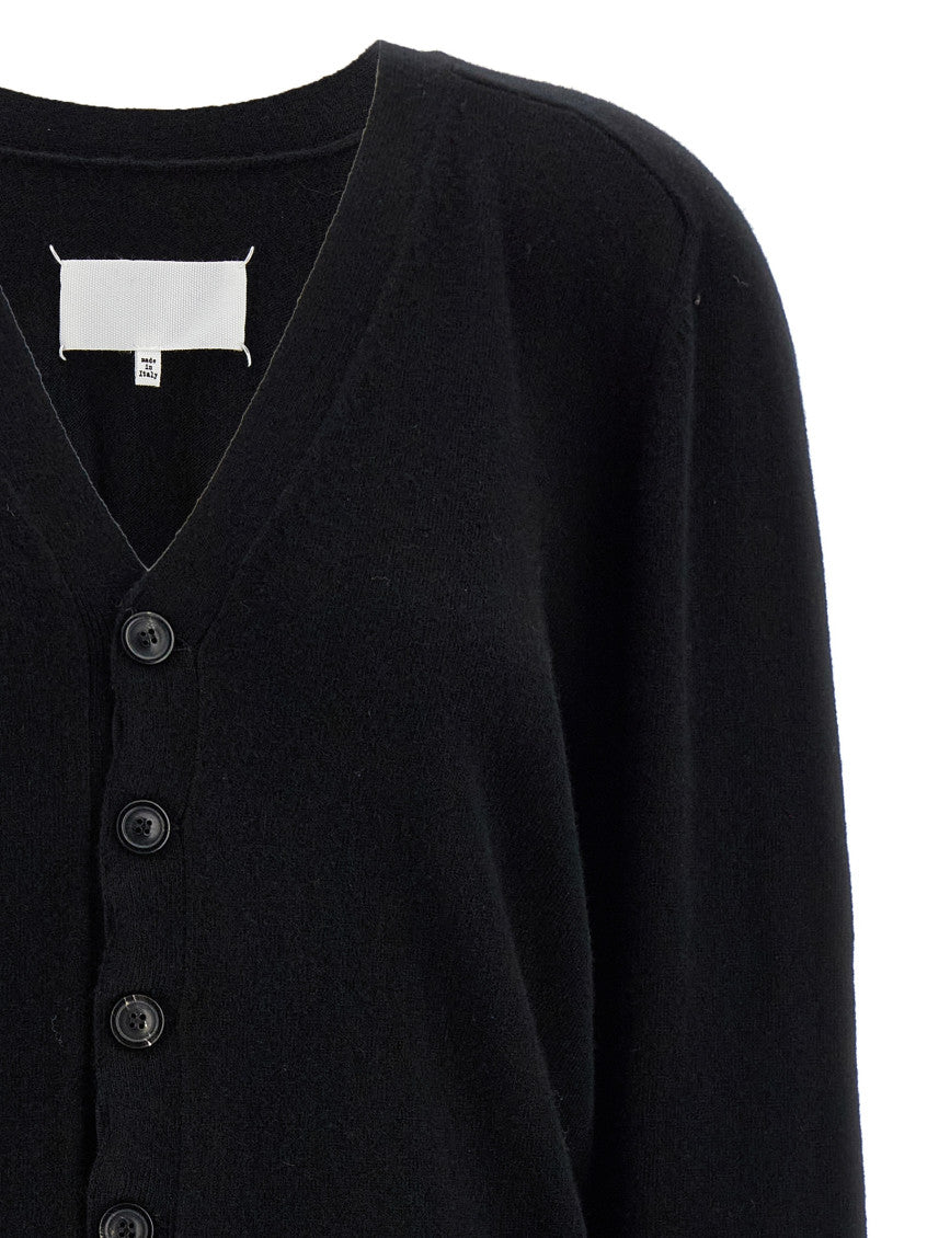 Black 'Four Stitches' cardigan 3