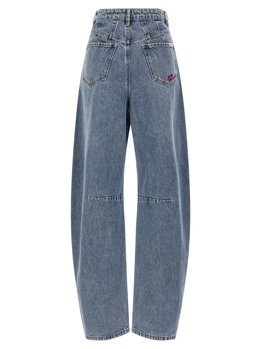 Blue 'Barrel Leg' Jeans 2