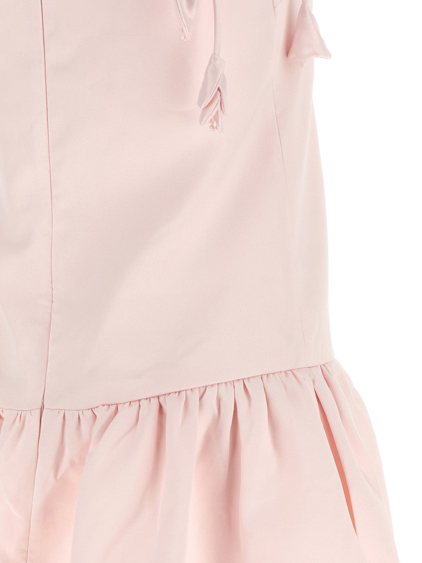 Pink 'Flower Taffetà' Dress 4