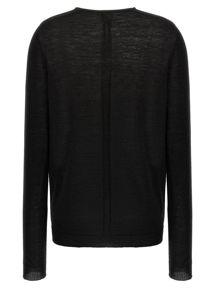 Black 'Extreme V  neck' sweater 2