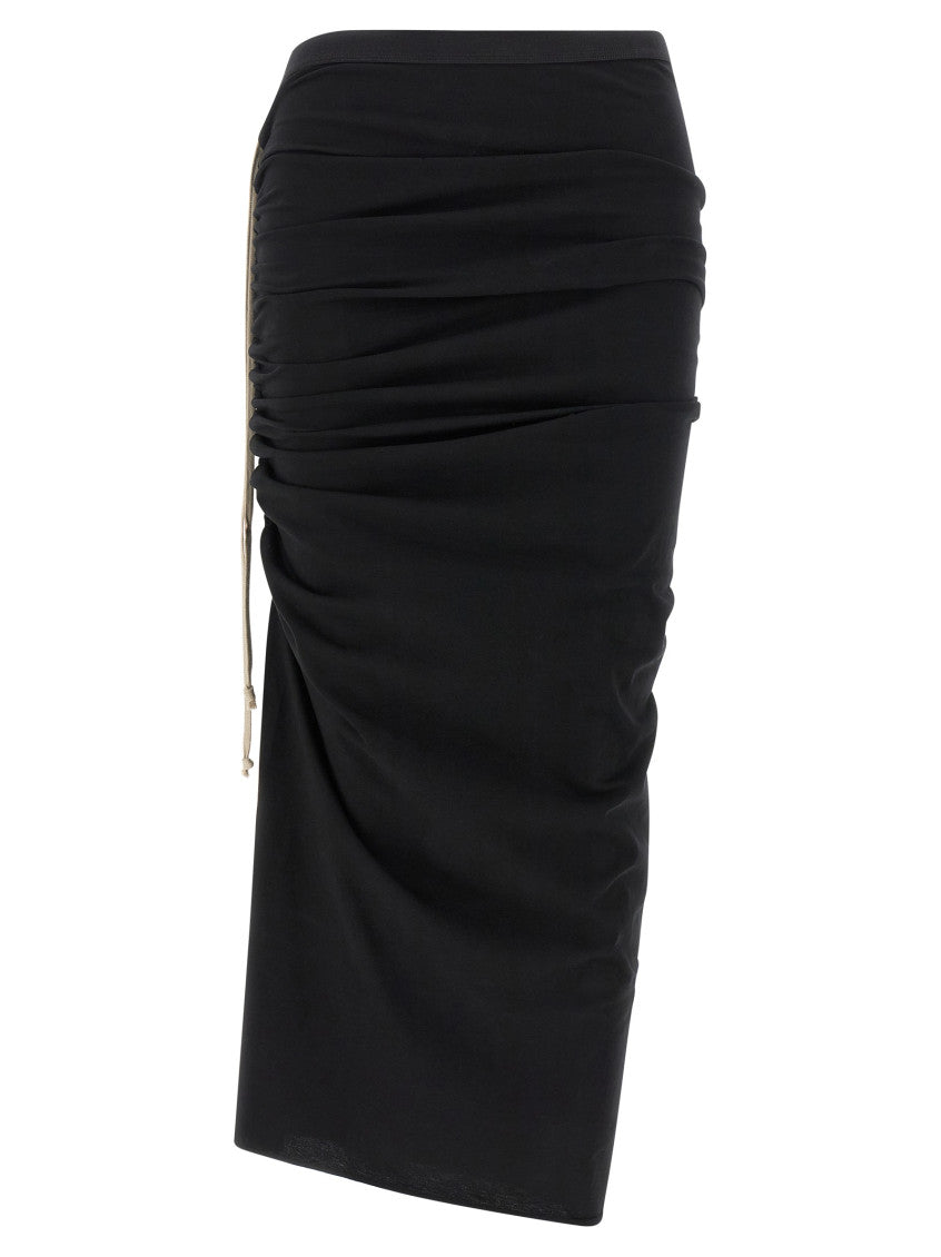 Black 'Edfu Knee' skirt 1