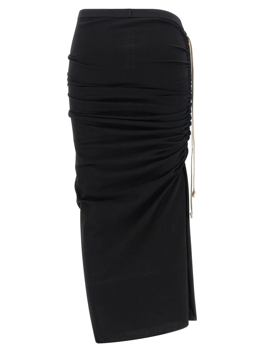 Black 'Edfu Knee' skirt 2