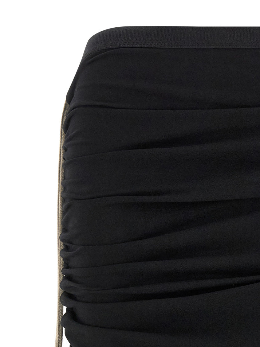 Black 'Edfu Knee' skirt 3