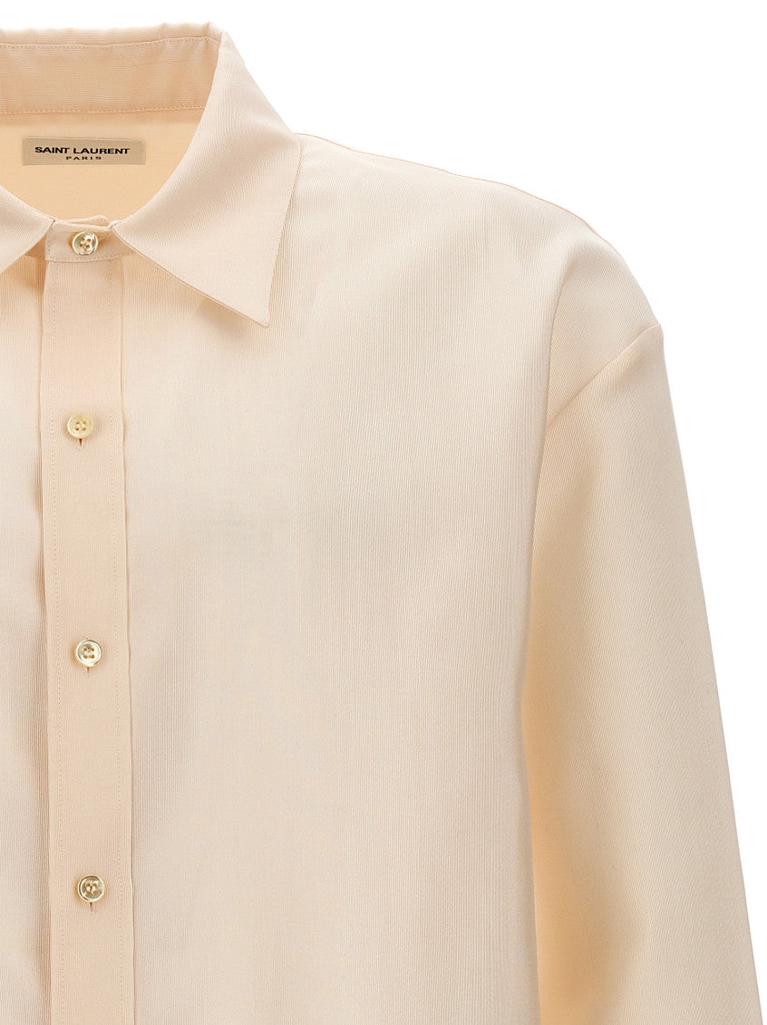 Beige Wool Shirt 3