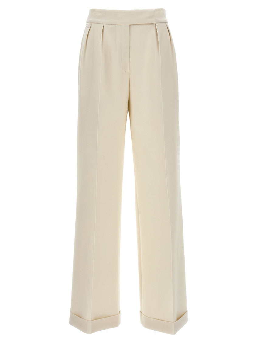 White Loose leg pants 1