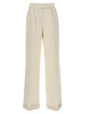 White Loose leg pants 1