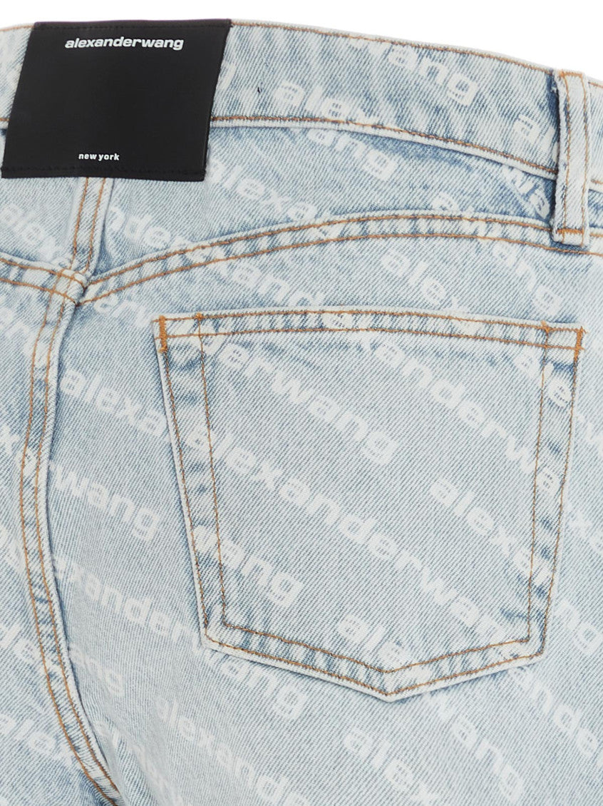Light Blue High Waist Shorts 4