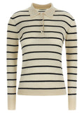 Blue Shirt Collar Ribbed Polo 1