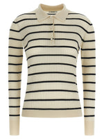 Blue Shirt Collar Ribbed Polo 1