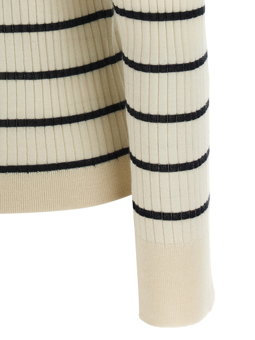 Blue Shirt Collar Ribbed Polo 4