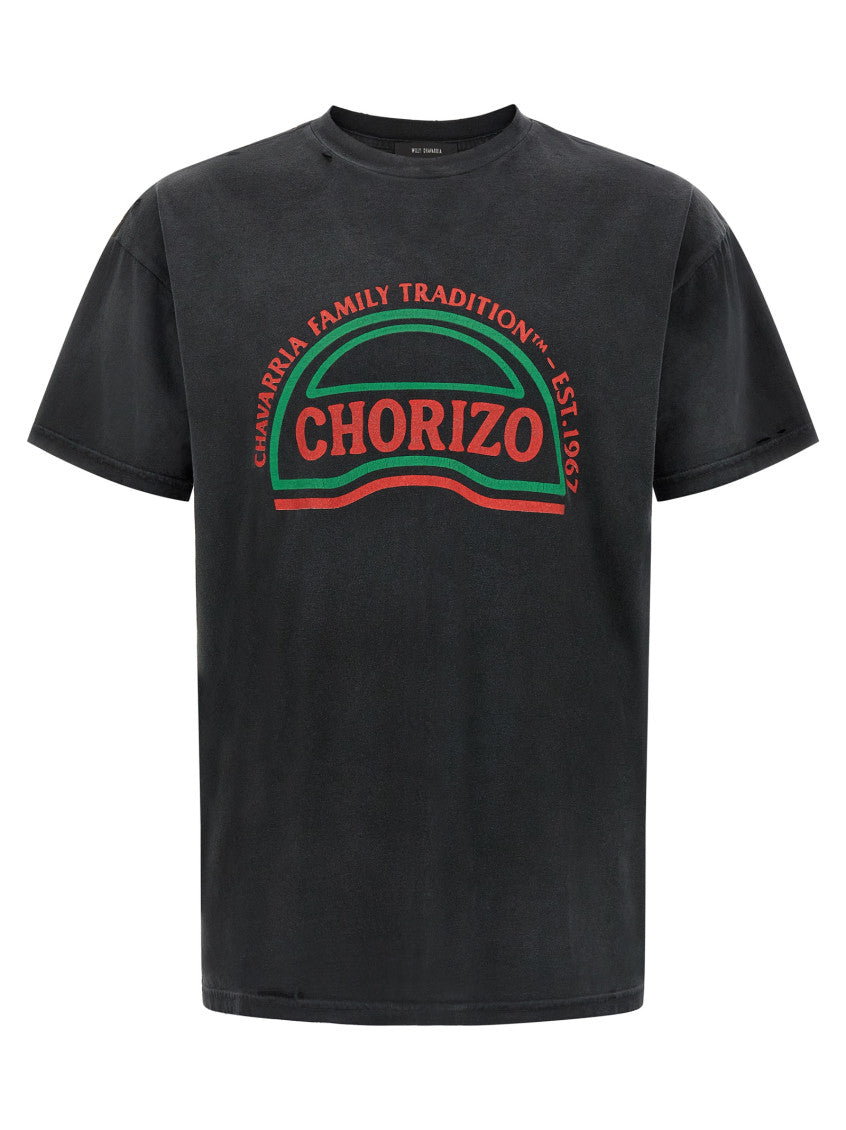 Black 'Chorizo - Easy Tee' T-shirt 1