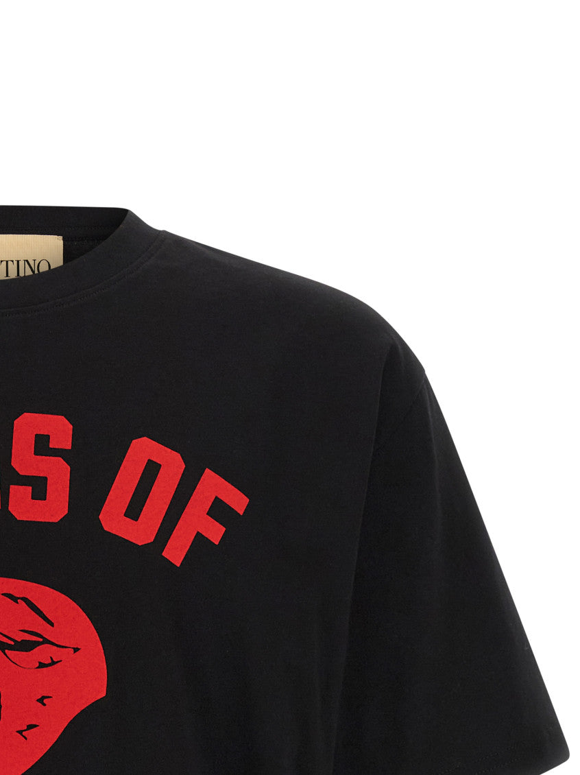 Black 'Valentino' T-shirt 3