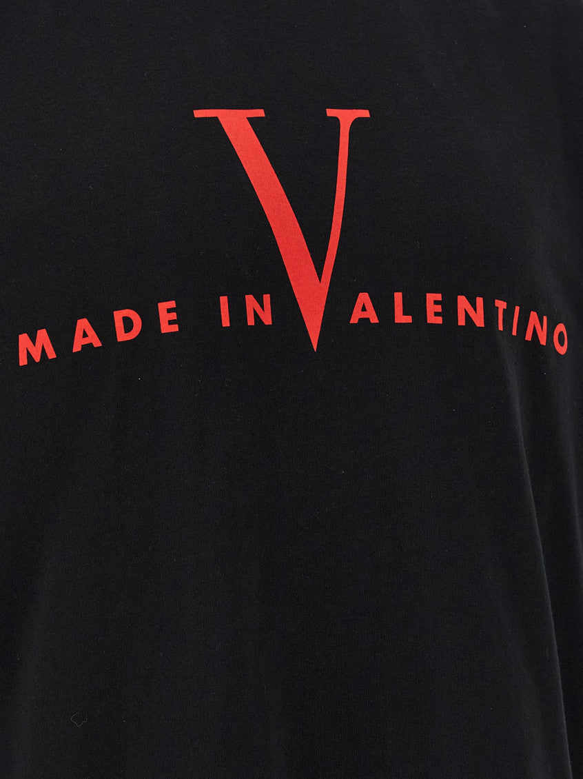 Black 'Made In Valentino' T-shirt 4