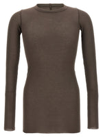 Grey 'Rib LS T' T-shirt 1