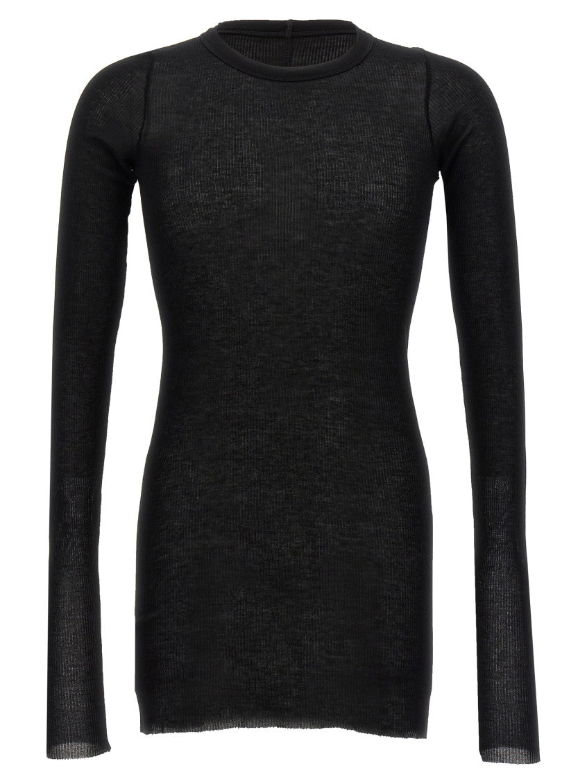 Black 'Rib LS T' T-shirt 1