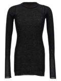 Black 'Rib LS T' T-shirt 1