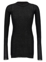 Black 'Rib LS T' T-shirt 1
