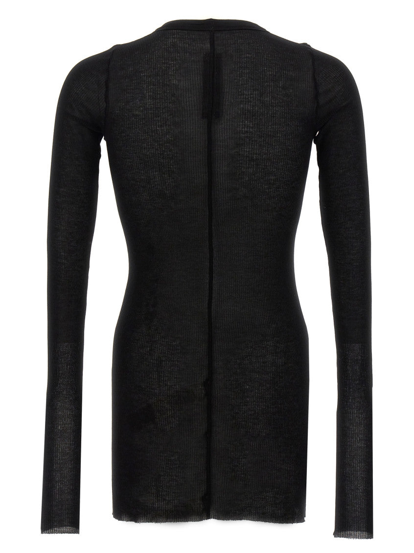 Black 'Rib LS T' T-shirt 2