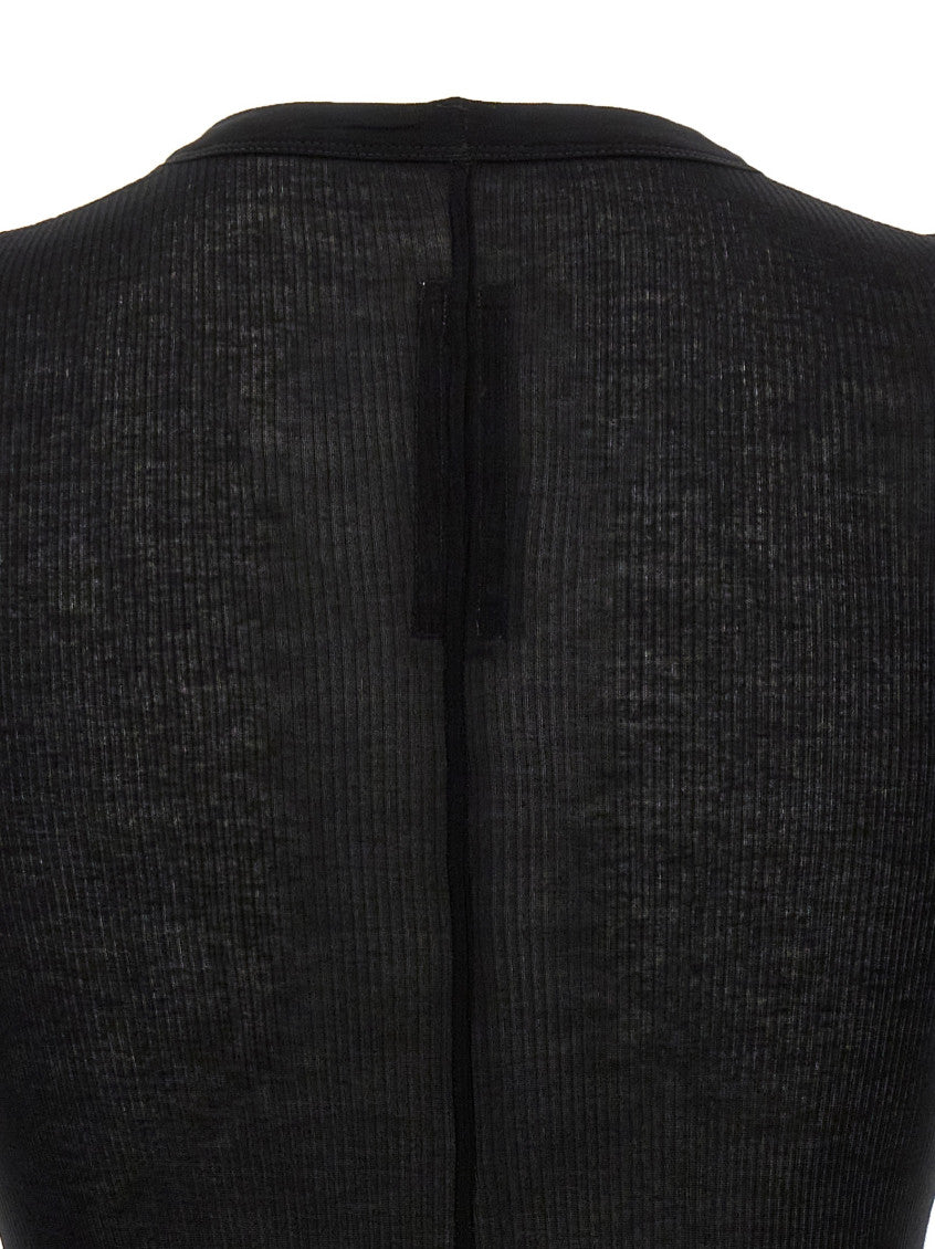 Black 'Rib LS T' T-shirt 4