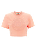 Pink Fendiroma T-shirt 1