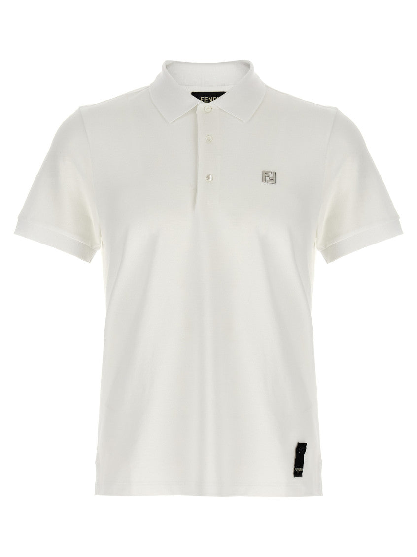 White Pique Polo Shirt 1