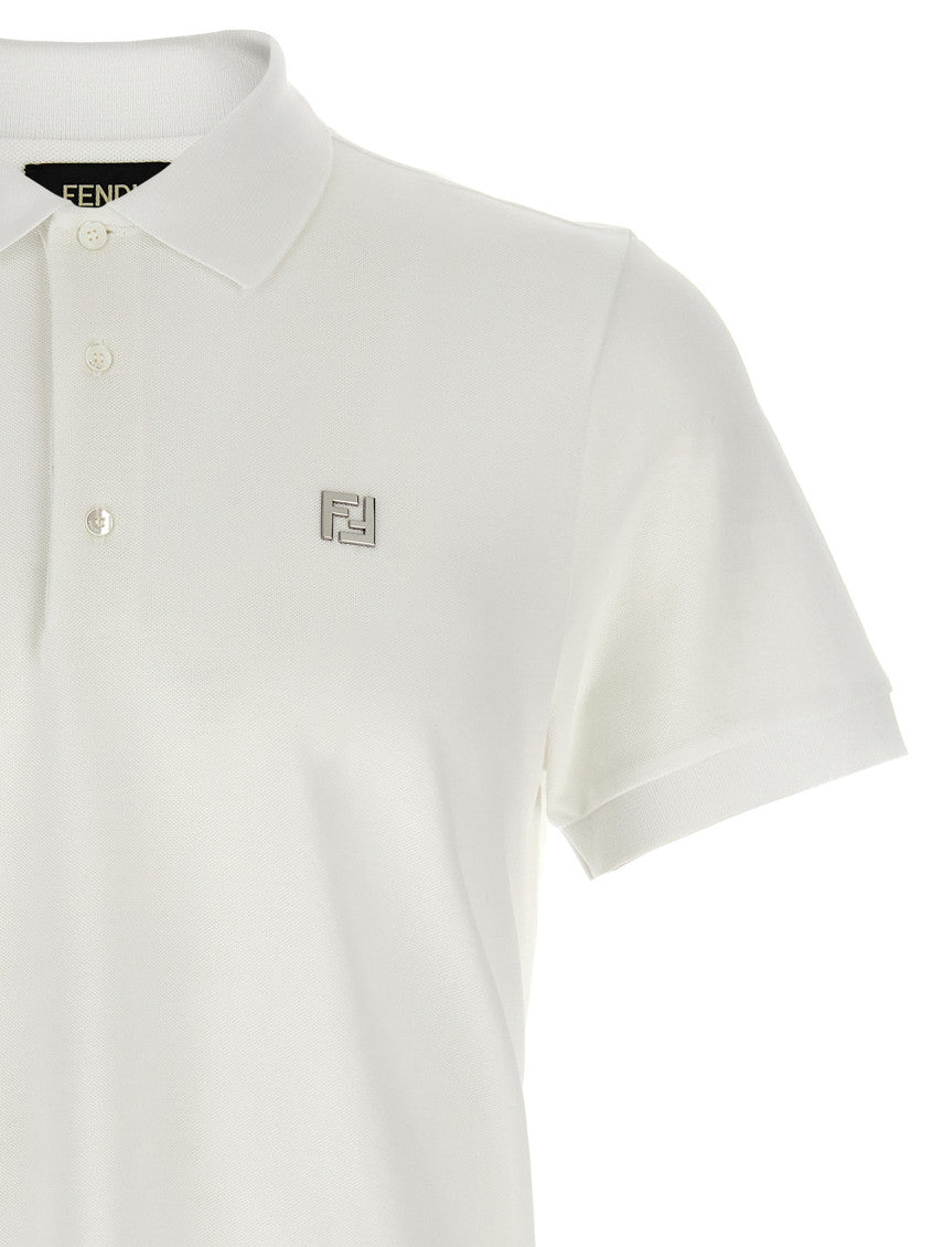 White Pique Polo Shirt 3