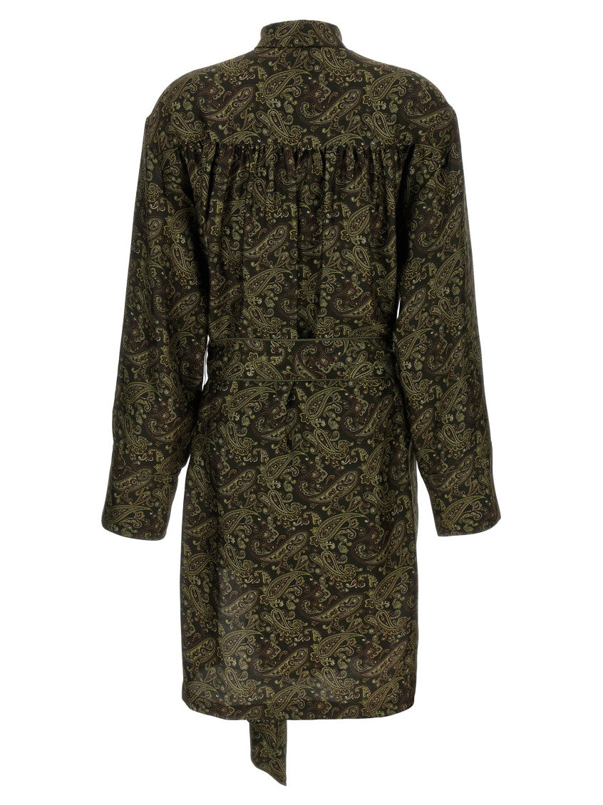 Multicolor Paisley print dress 3