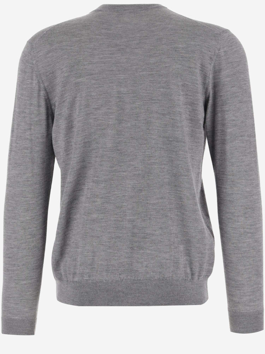Grey Crewneck Solid Sweater 2
