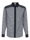 Blue Button-Up Long Sleeved Shirt 1