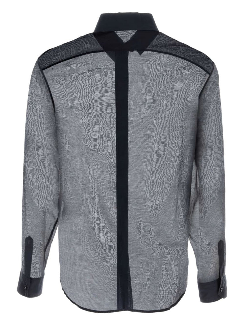 Blue Button-Up Long Sleeved Shirt 2