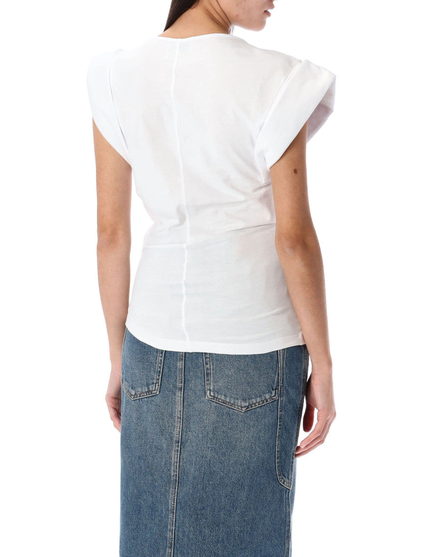 White Draped Top 2
