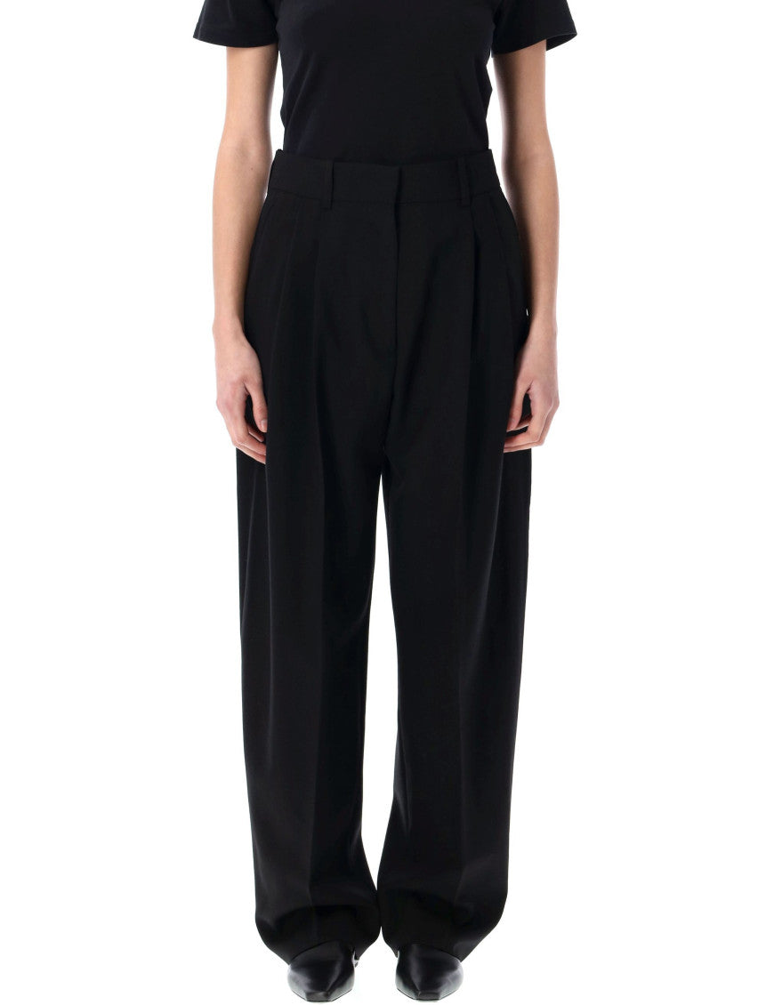 Black Double Pleat Pant 1