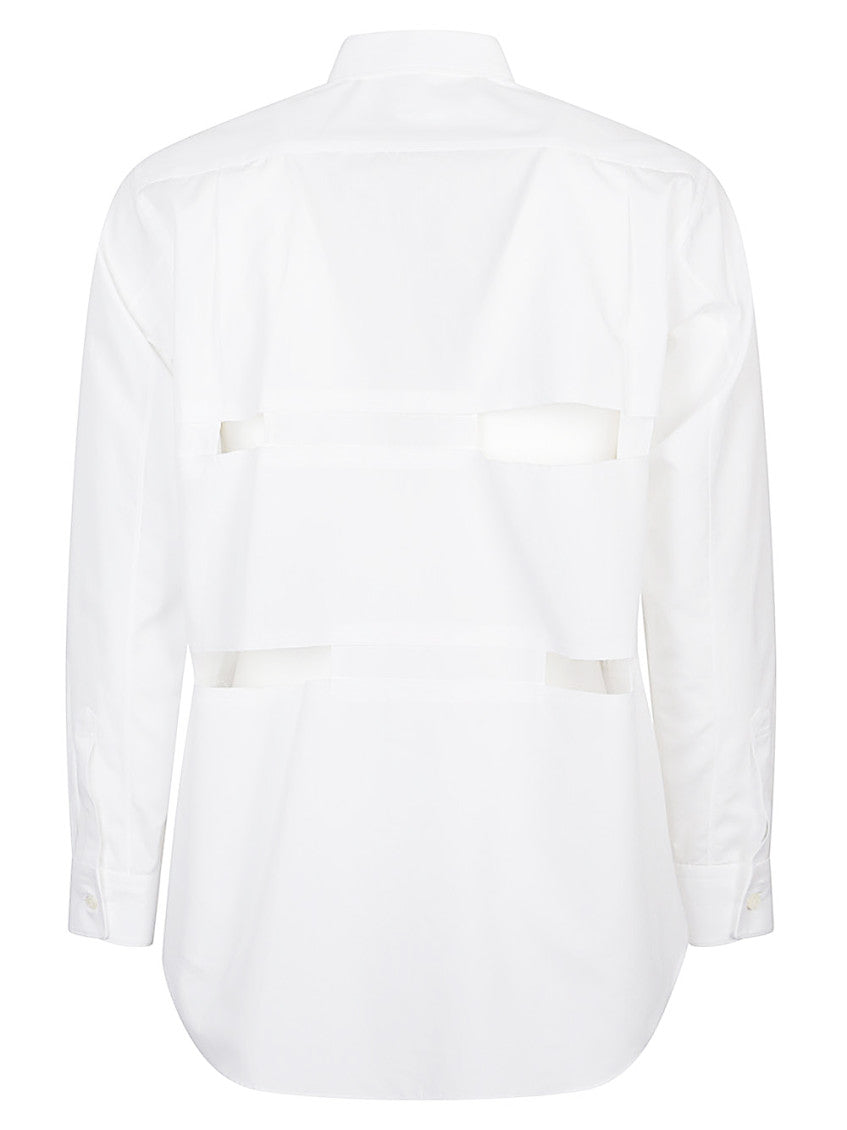 White Long Sleeves Cotton Shirt 2