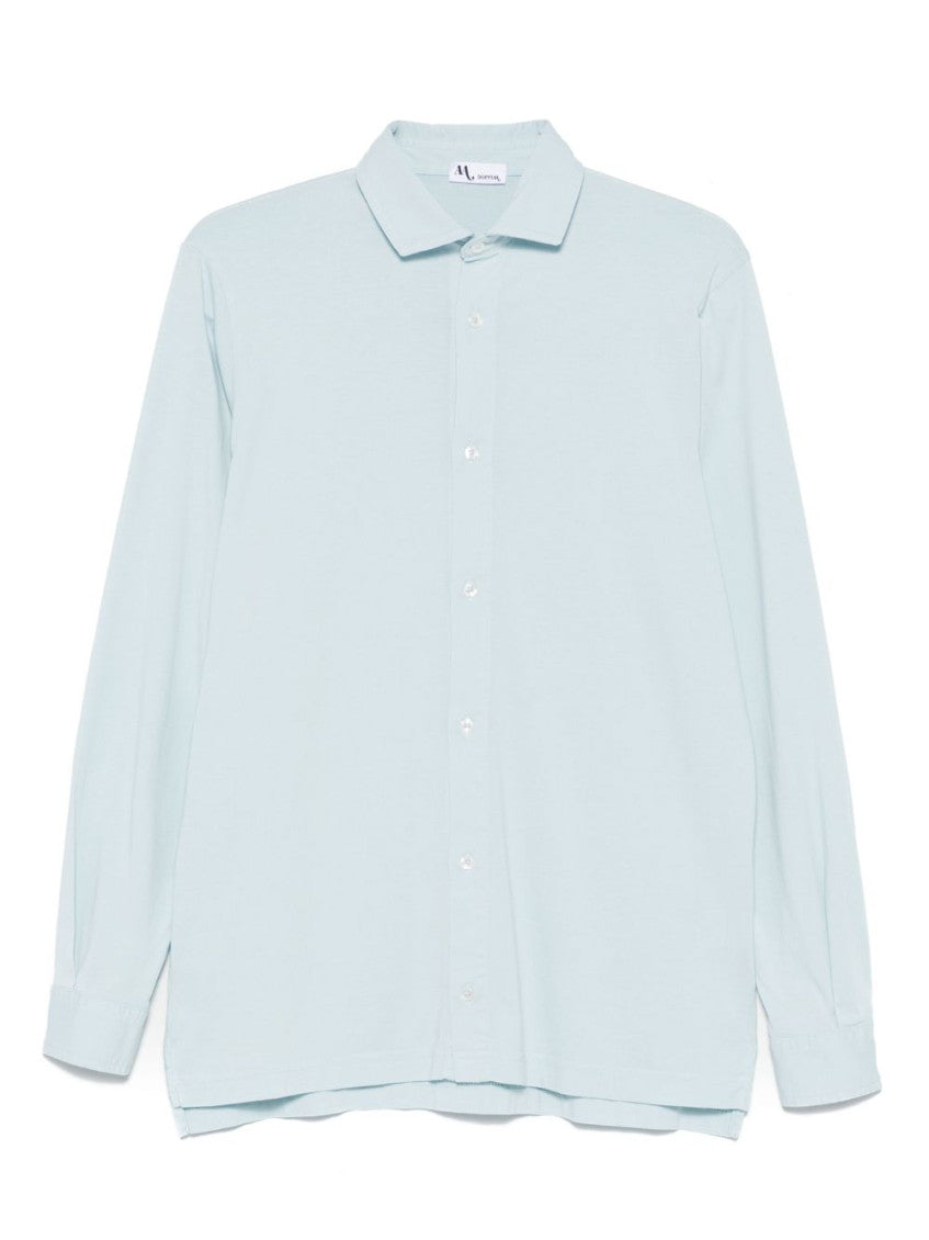 Light Blue Long Sleeves Cotton Shirt 1