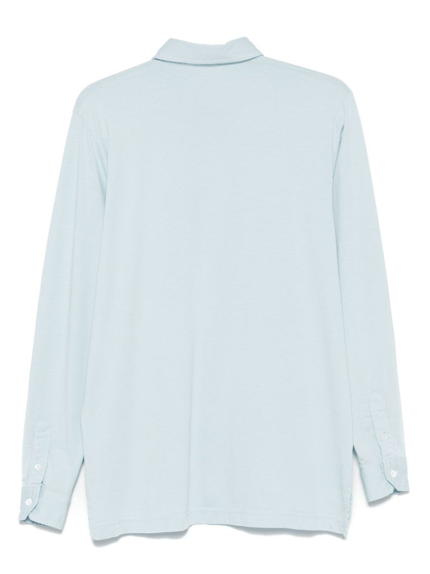 Light Blue Long Sleeves Cotton Shirt 2