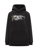 Black Logo Hood Sweatshirt 1