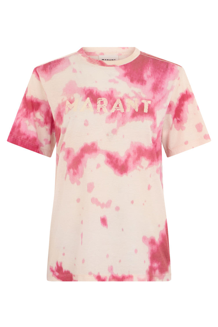 Pink Tie-Dye Crew Neck T-Shirt 1