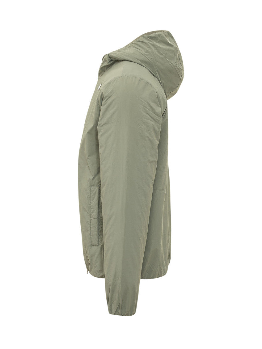 Green Solid Hood Jacket 2