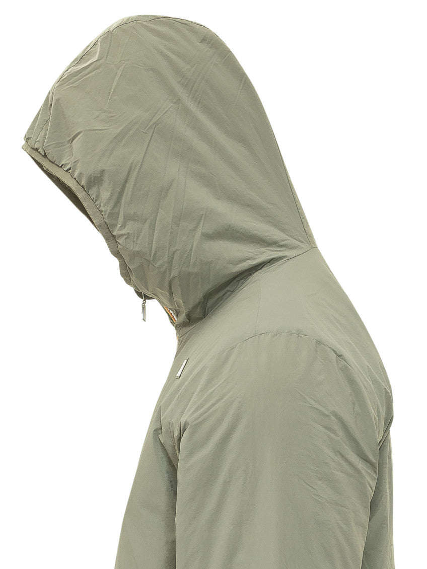 Green Solid Hood Jacket 3