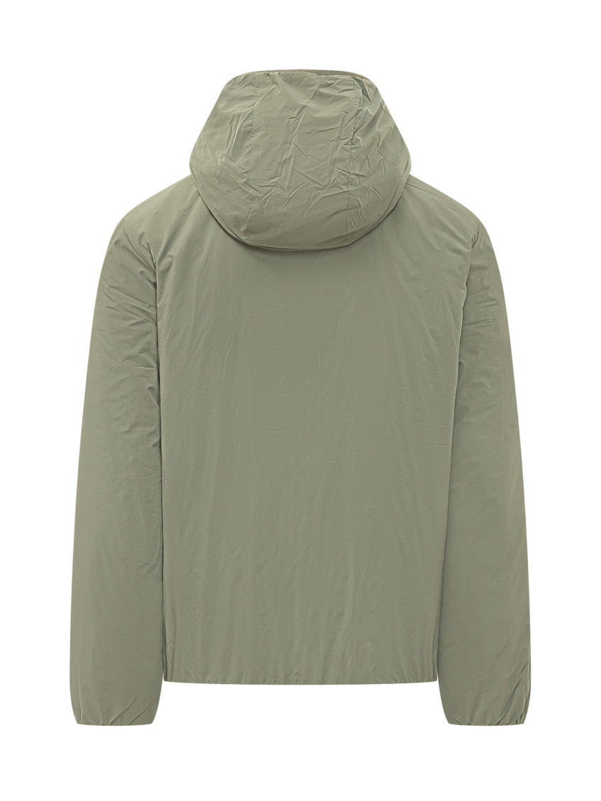 Green Solid Hood Jacket 4