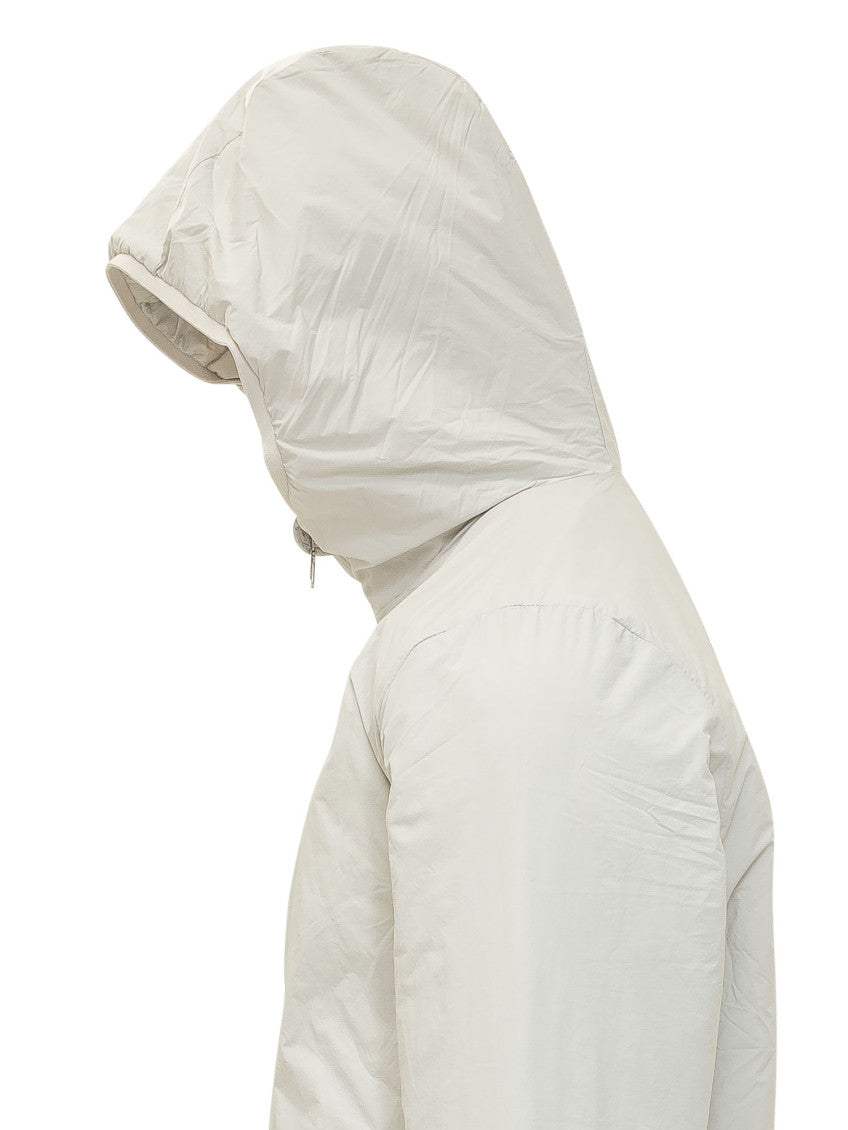 Beige Solid Hood Jacket 3