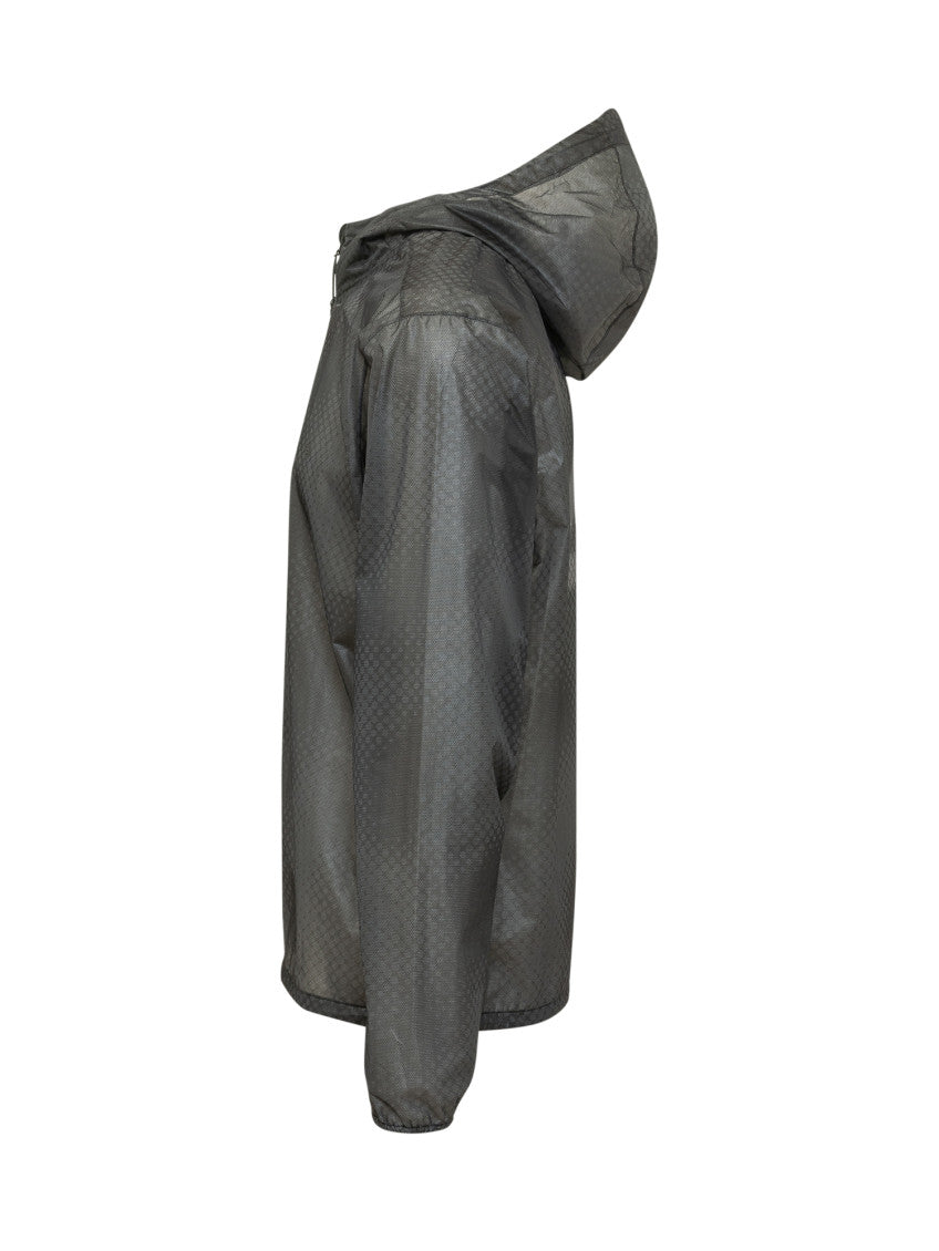 Grey Textured Hood Jacket 2
