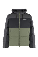 Multicolor Color Block Hood Jacket 1