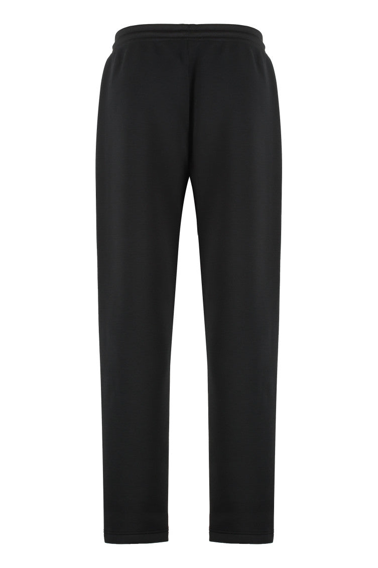 Black Polyester Logo Jogger 2