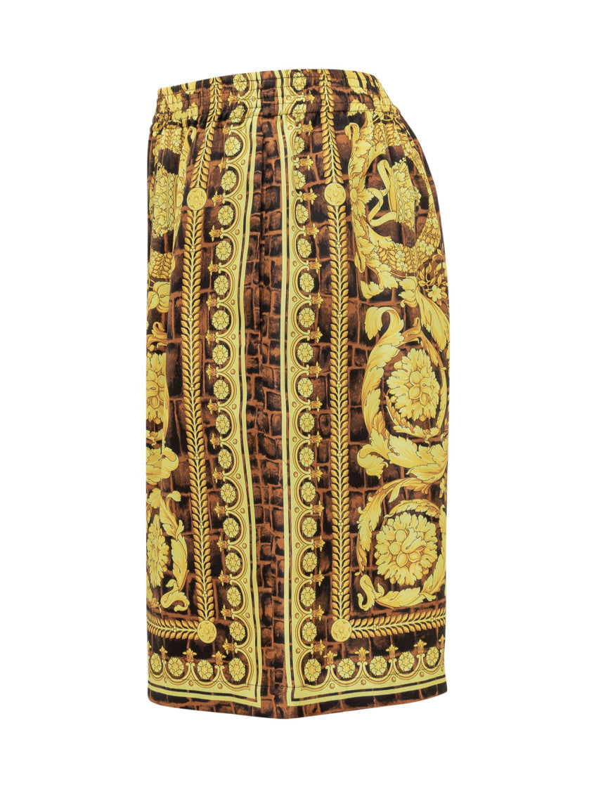 Yellow Printed Shorts 2