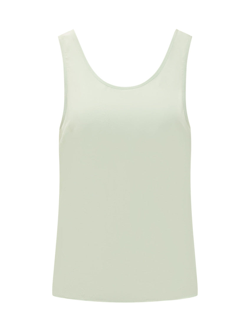 Light Green Scoop Neck Top 1